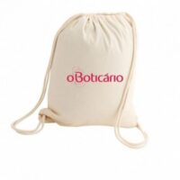mochila saco em algodão