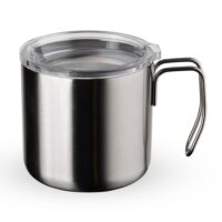 Caneca Plástica com Inox Personalizada 350m