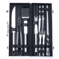 Kit Churrasco 10 Peças em Inox