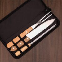 Kit Churrasco 3 Peças com Maleta